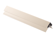 Наружный угловой элемент из алюминия, белый.