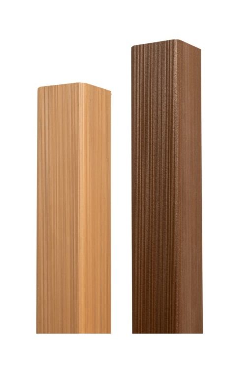 Уголок торцевой Ecodecking Скай коэкструзия Тик купить в Челябинске