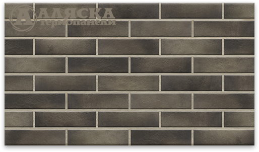 Фасадные термопанели Аляска 22. Retro brick pepper купить в Челябинске