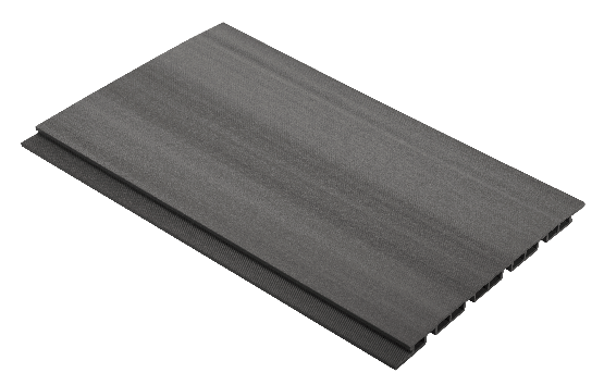 Фасадная панель GRINDERDECO, ДПК, двухсторонняя, цвет Серый базальт купить в Челябинске