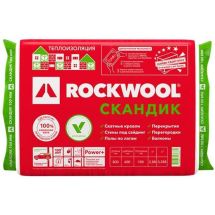 Утеплитель Лайт Баттс Скандик 100х600х800 Rockwool