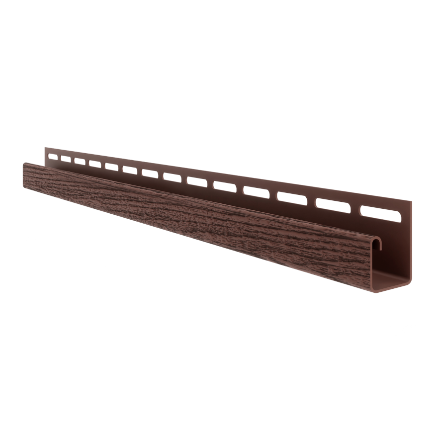 Планка J-профиль Технониколь Фактур, Орех купить в Челябинске