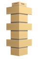 Угол Docke, Standard, Flemish (Флемиш) Жёлтый купить в Челябинске