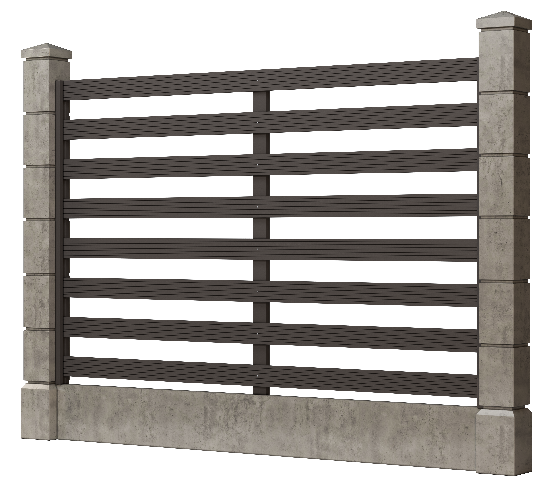 Заборная доска GRINDERDECO, ДПК, шлифованная цвет Асфальт. купить в Челябинске