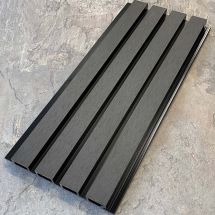 Фасадная реечная панель EasyDecking, Wood-X, Черное дерево