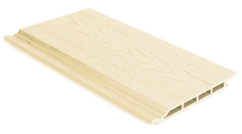 Панель фасадная ДПК AЙ-ТЕХПЛАСТ цвета слоновой кости купить в Челябинске