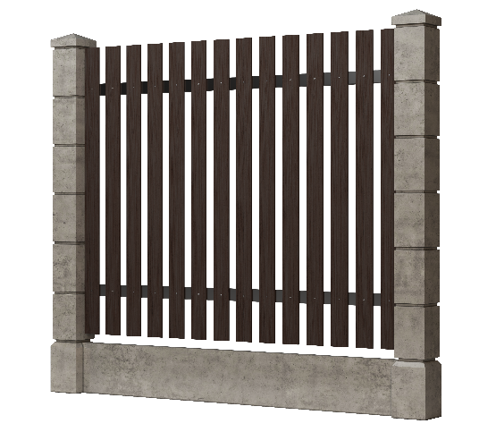 Заборная доска GRINDERDECO, ДПК, шлифованная цвет Венге. купить в Челябинске