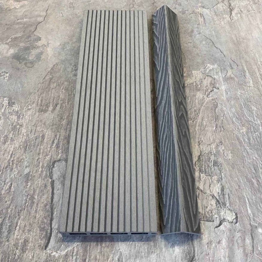 Террасная доска ДПК EasyDecking, Wood-X, Серый купить в Челябинске