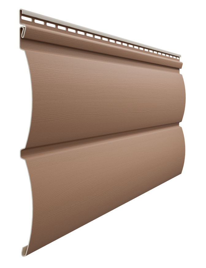 Виниловый сайдинг Docke Блок-Хаус D4.7T, Капучино купить в Челябинске