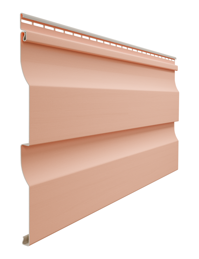 Виниловый сайдинг Docke, Корабельный брус D4.5D, Персик купить в Челябинске