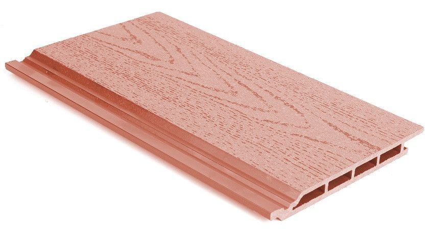 Фасадная панель ДПК АЙ-ТЕХПЛАСТ терракотового цвета купить в Челябинске
