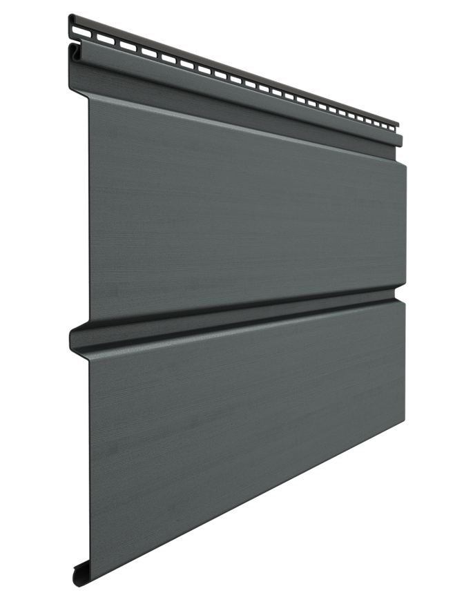 Виниловый сайдинг Docke, Брус D6S, Графит купить в Челябинске