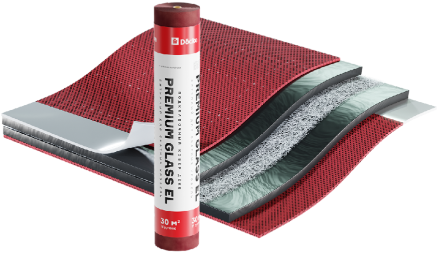 Подкладочный ковер Docke Premium Glass EL, 30 м купить в Челябинске