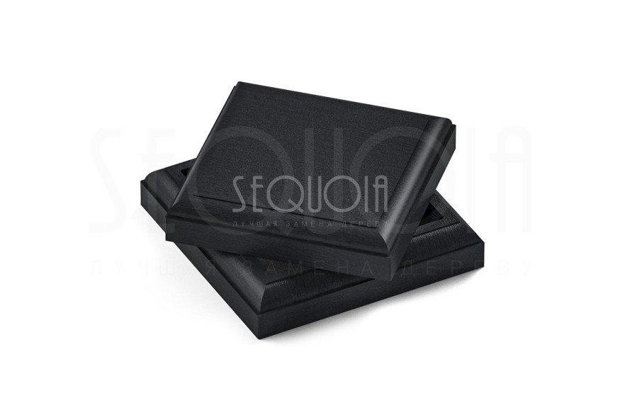 Комплект крышка и юбка для столба SEQUOIA BLACK купить в Челябинске