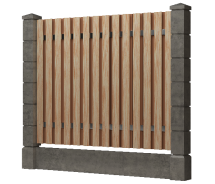 Заборная доска GRINDERDECO, ДПК, текстура &amp;quot;дуб&amp;quot; Песчаник.