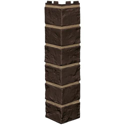 Угол наружный ТЕХНОНИКОЛЬ Оптима Кирпич, Тёмно-коричневый купить в Челябинске