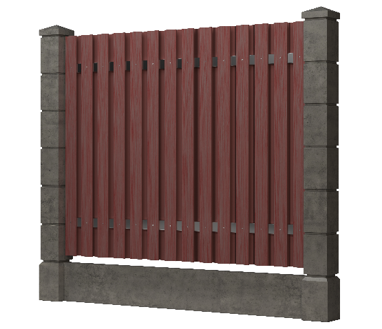 Заборная доска GRINDERDECO, ДПК, текстура &amp;quot;дуб&amp;quot; Мербау. купить в Челябинске