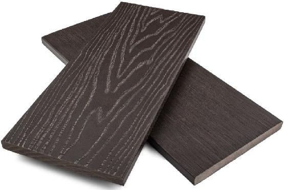 Полнотелая заборная доска ДПК NanoWood цвета Венге купить в Челябинске