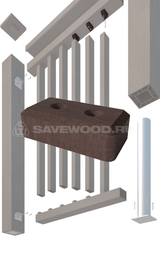 Крепление балясины Savewood купить в Челябинске