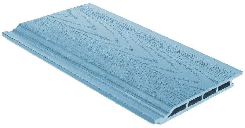 Панель фасадная ДПК АЙ-ТЕХПЛАСТ, синий цвет. купить в Челябинске