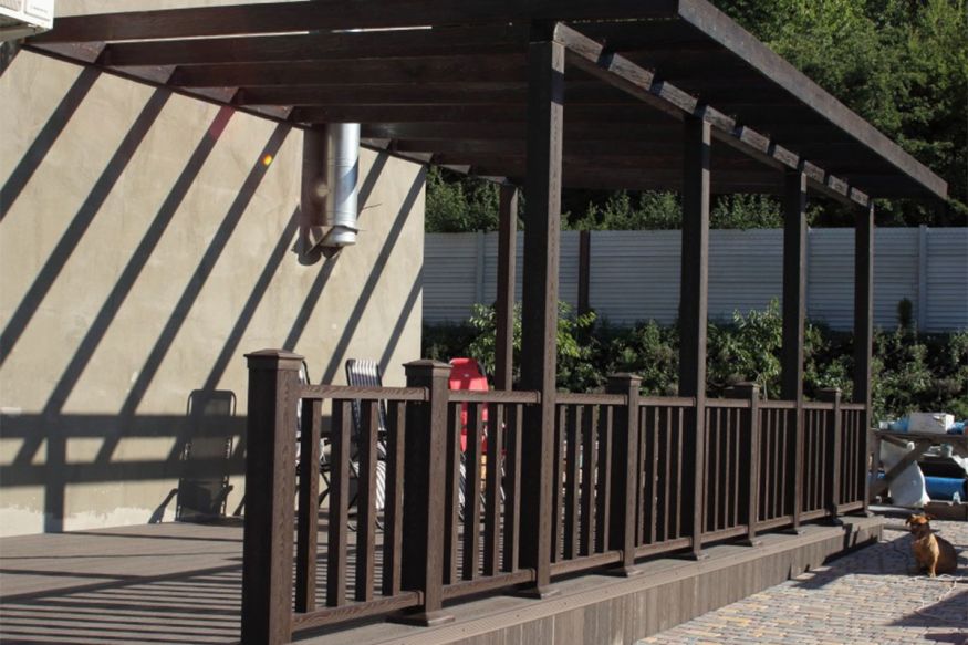 Комплект ограждения Holzhof Венге купить в Челябинске