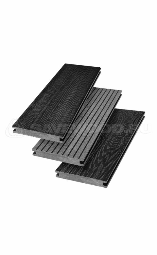 Террасная доска ДПК SaveWood, SW Fraxinus (R), Черный купить в Челябинске