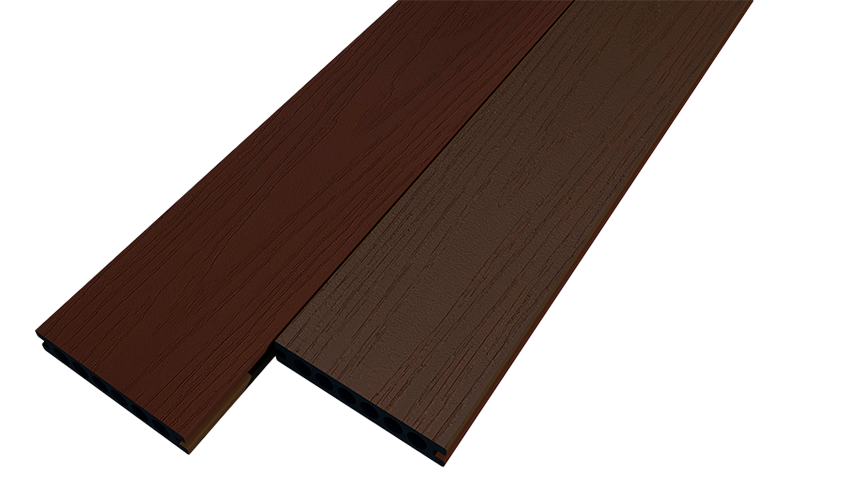 Mahogany / Milk Chocolate | Двухсторонняя террасная доска WOODVEX Dual купить в Челябинске