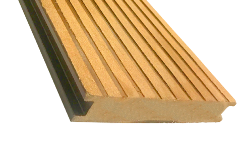 Террасная доска ECODECKING Premium в желтом цвете из ДПК купить в Челябинске
