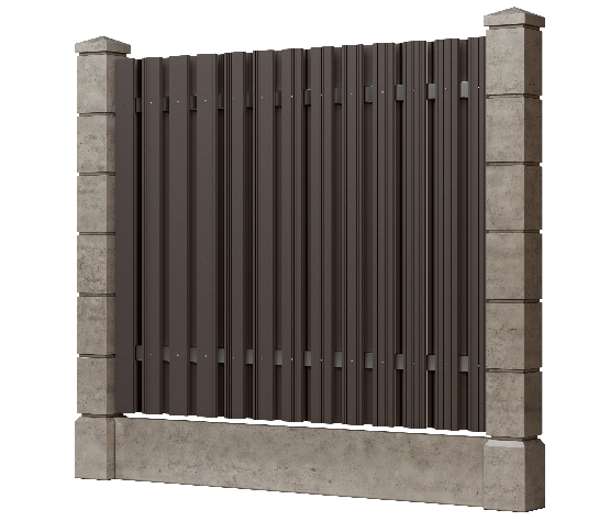 Заборная доска GRINDERDECO, ДПК, с тиснением &amp;quot;дуб&amp;quot;, цвет Асфальт. купить в Челябинске