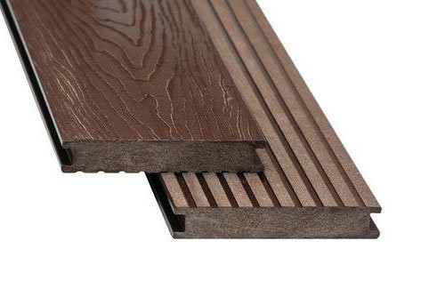 Террасная доска ECODECKING Premium из ДПК, цвет Коричневый купить в Челябинске