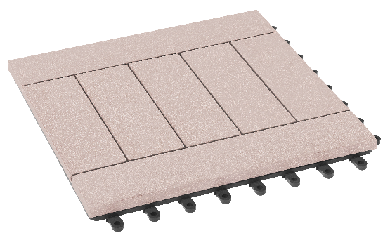 Модульный паркет ДПК GRINDERDECO Комфорт 5 Светлый дуб купить в Челябинске