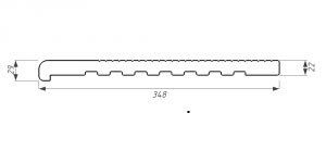 Ступени из ДПК WOODVEX Select Графит купить в Челябинске