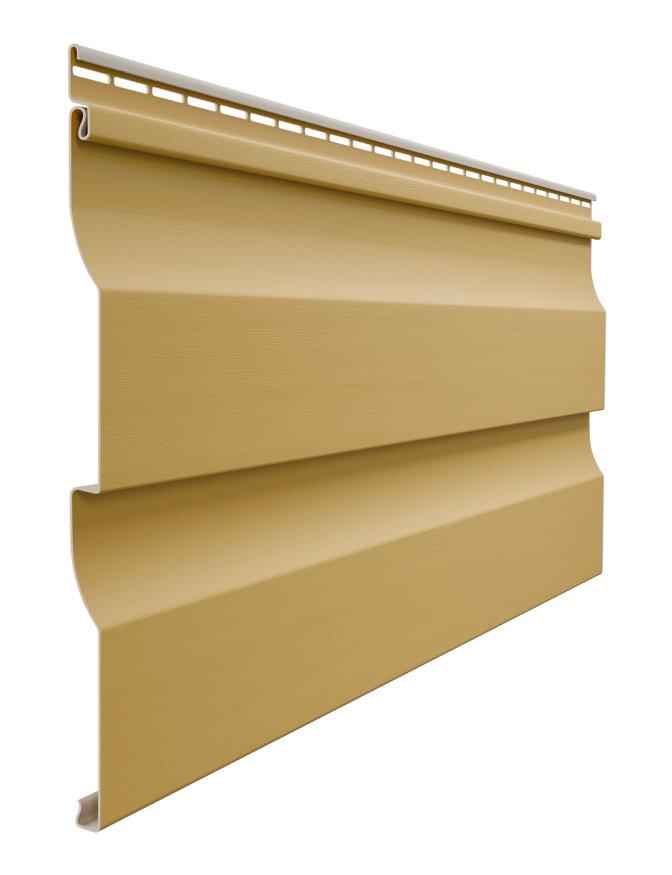 Виниловый сайдинг Docke, Корабельный брус D4.5D, Карамель купить в Челябинске