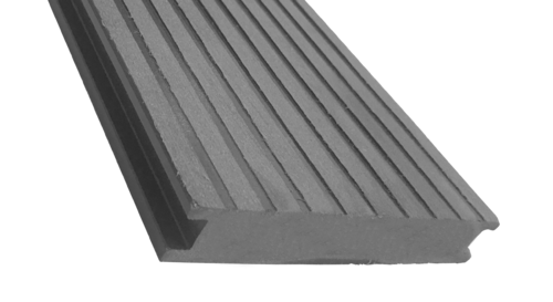 Террасная доска ECODECKING Premium из ДПК в сером цвете купить в Челябинске