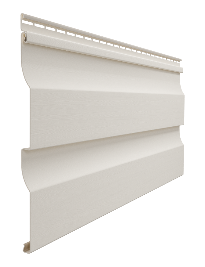 Виниловый сайдинг Docke, Корабельный брус D4.5D, Пломбир купить в Челябинске