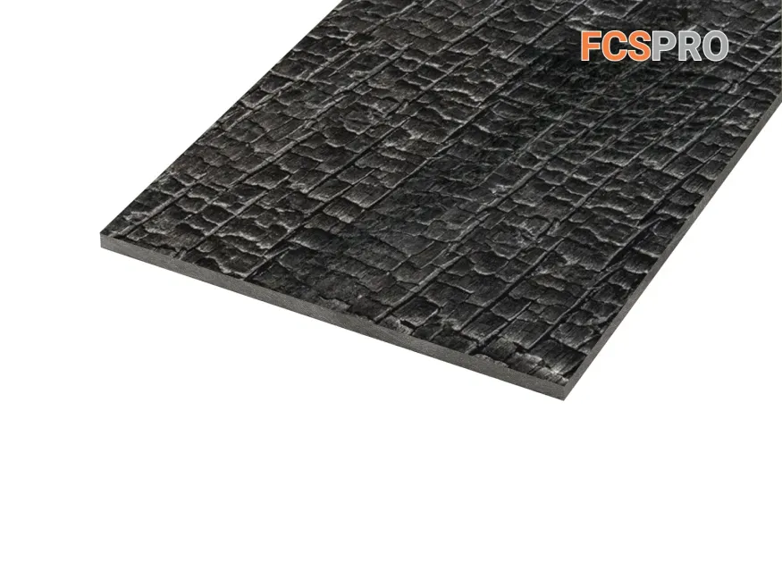 Фиброцементная панель FCSPRO Decor Wood Угольное купить в Челябинске