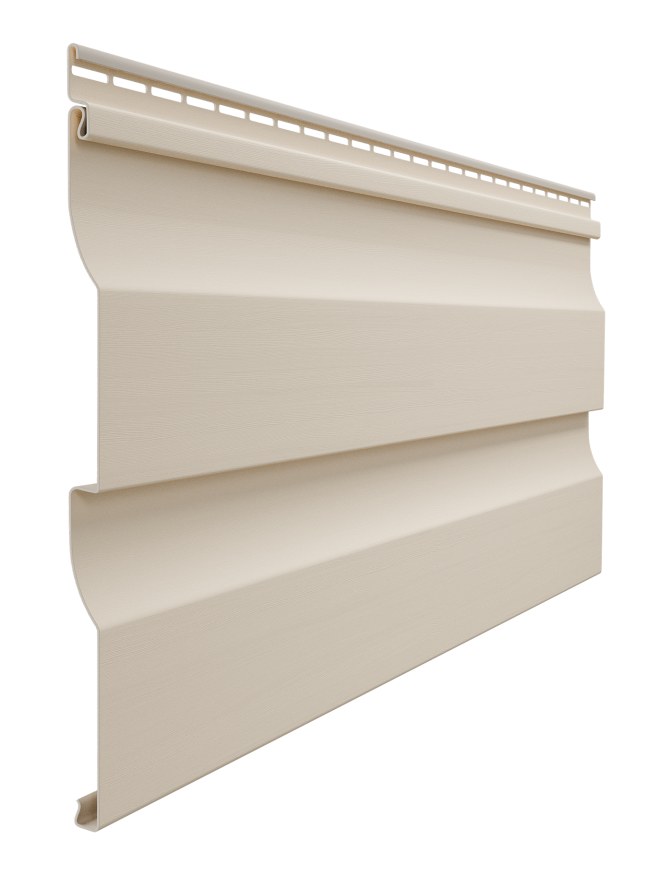 Виниловый сайдинг Docke, Корабельный брус D4.5D, Сливки купить в Челябинске