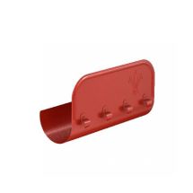 Ограничитель перелива прямой Aquasystem RR 29, Бургундия, 150/100