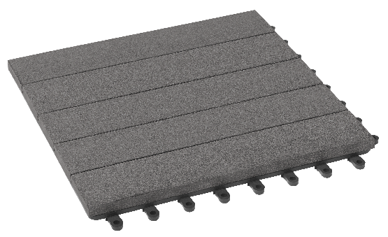 Модульный паркет ДПК GRINDERDECO Комфорт 3 Цвет серый базальт купить в Челябинске