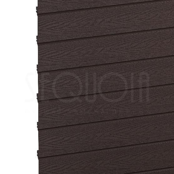 Доска фасадная ДПК 3D SEQUOIA Evolution WOOD BROWN купить в Челябинске