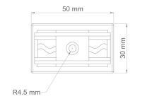 Кляммер для террасной доски пластиковый Savewood