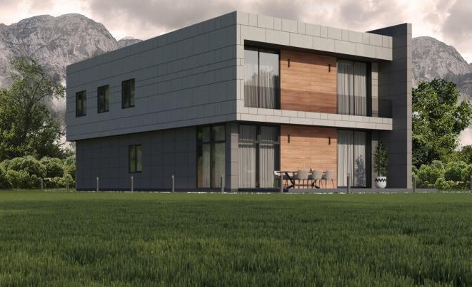 Фиброцементный сайдинг Roofas COLOR Line Светло-серый купить в Челябинске