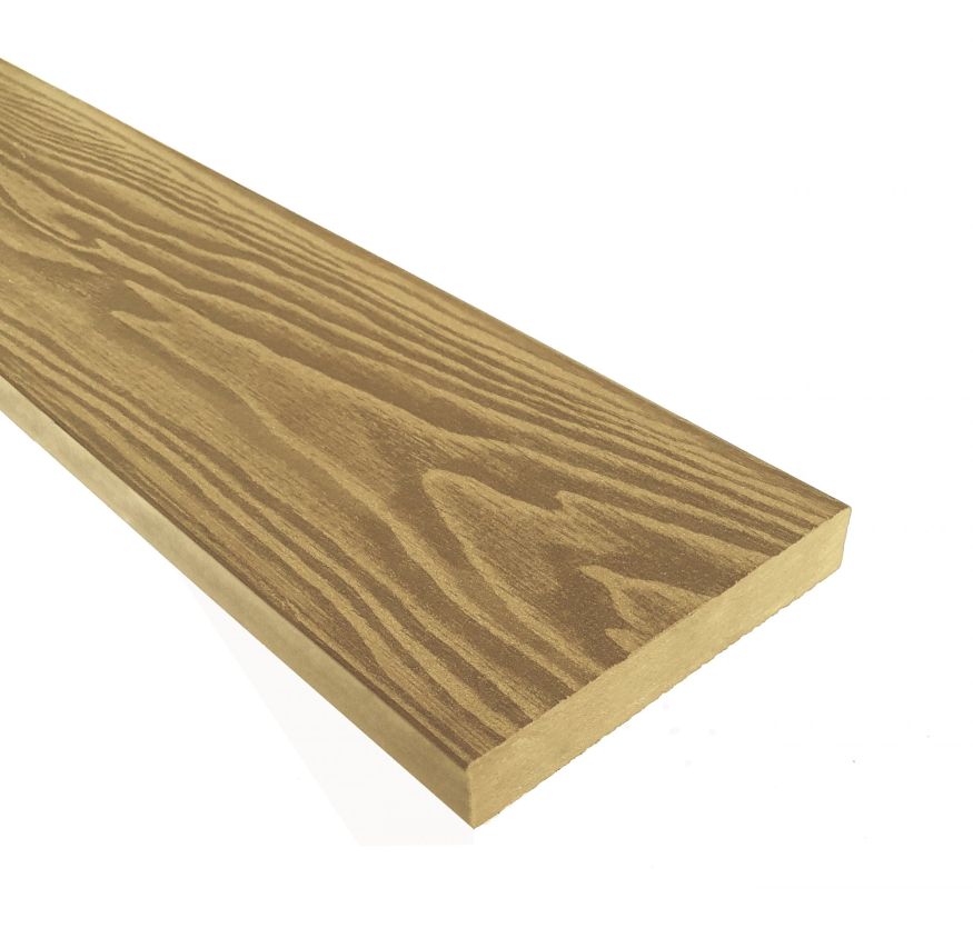 Террасная доска ДПК Terrapol Смарт 3D (Полнотелая без паза) Дуб Севилья купить в Челябинске