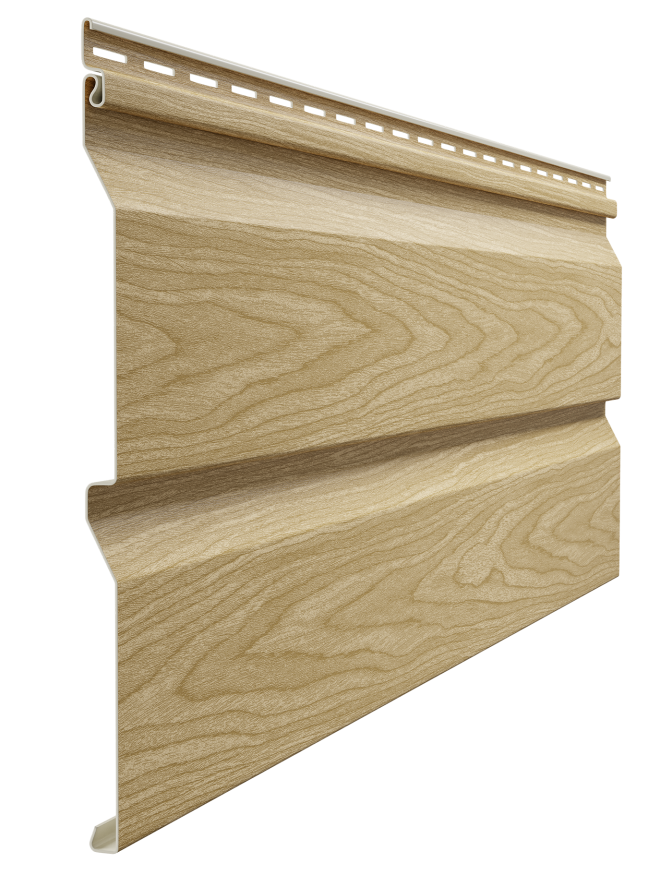 Виниловый сайдинг Docke, модель Корабельный брус D5D, оттенок Спелый каштан. купить в Челябинске