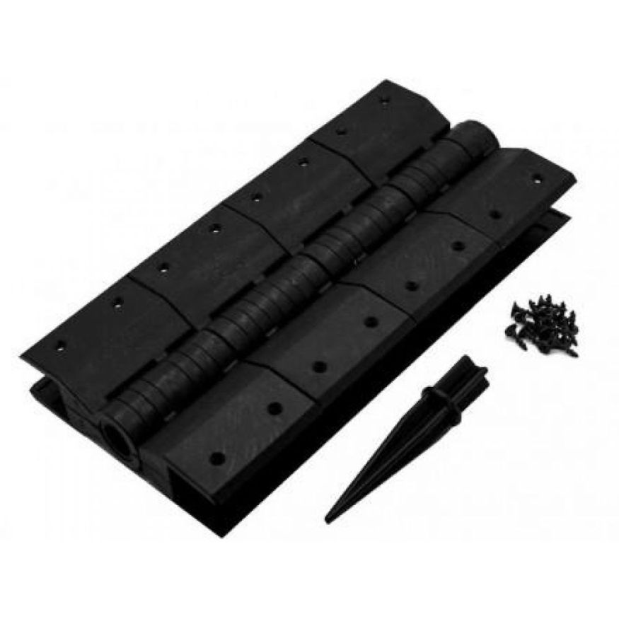 Угловой соединительный шарнир для грядок ДПК 300мм черный купить в Челябинске