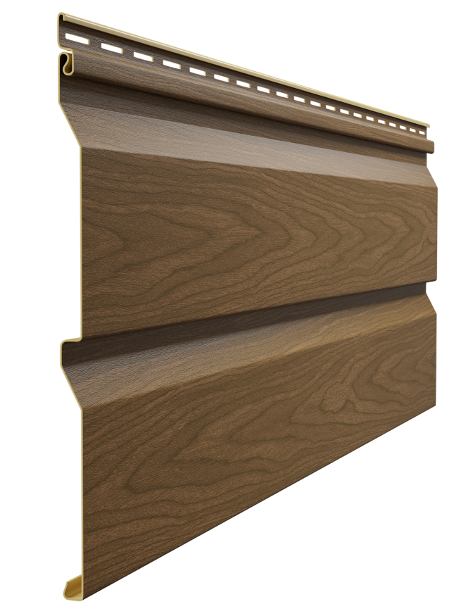 Виниловый сайдинг Docke, Деревянный брус D5D, Цвет: Миндаль купить в Челябинске