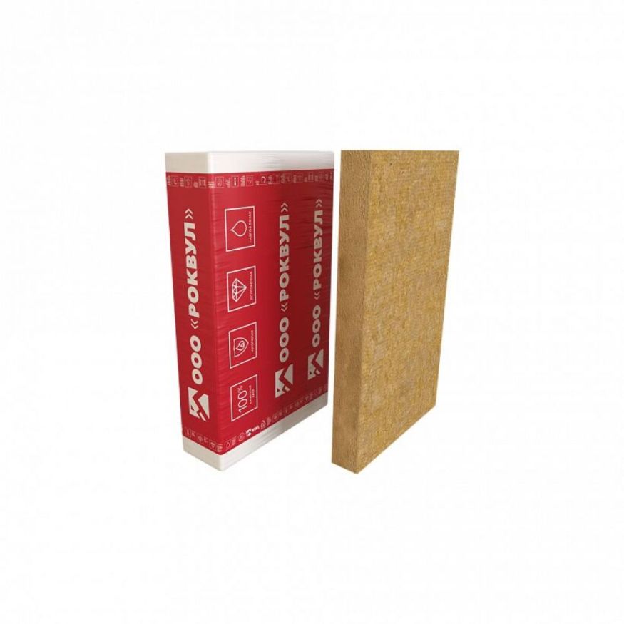 Утеплитель Rockwool ФАСАД БАТТС Оптима 50х600х1200/5шт/3.6м2/0.18м3 (36упак/палл) Rockwool купить в Челябинске