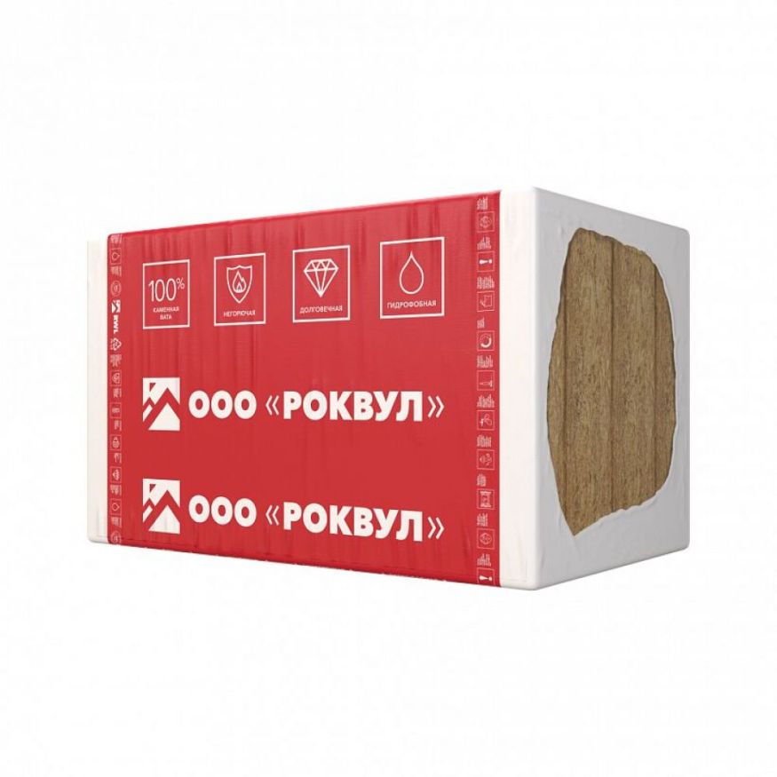 Утеплитель Rockwool ВЕНТИ БАТТС Д Оптима 150х600х1000/4шт/2.4м2/0.36м3 (16упак/палл) Rockwool купить в Челябинске