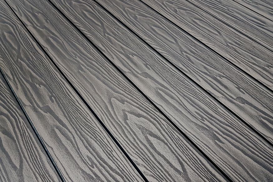 Террасная доска ДПК Terrapol Смарт 3D (пустотелая с пазом) Черное дерево купить в Челябинске