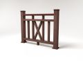 Ограждение из ДПК FG6 коричневое купить в Челябинске